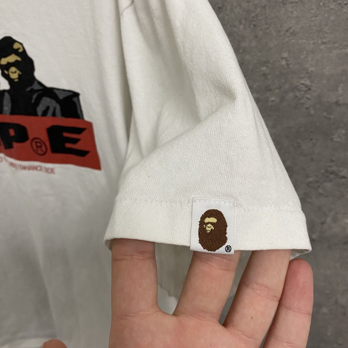 Bape A Bathing Ape Bape T Shirt Big Logo Tee Y2K Size US XL / EU 56 / 4 - 7 Thumbnail