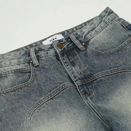 Designer × Vintage Men Washed Ripped Jeans Size US 32 / EU 48 - 1 Thumbnail