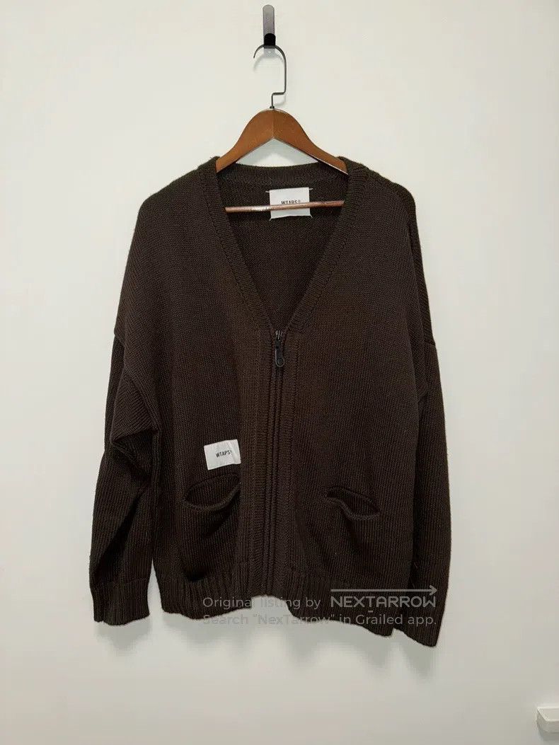 Wtaps Wtaps Brown cardigan sweater Size US L / EU 52-54 / 3 - 1 Thumbnail