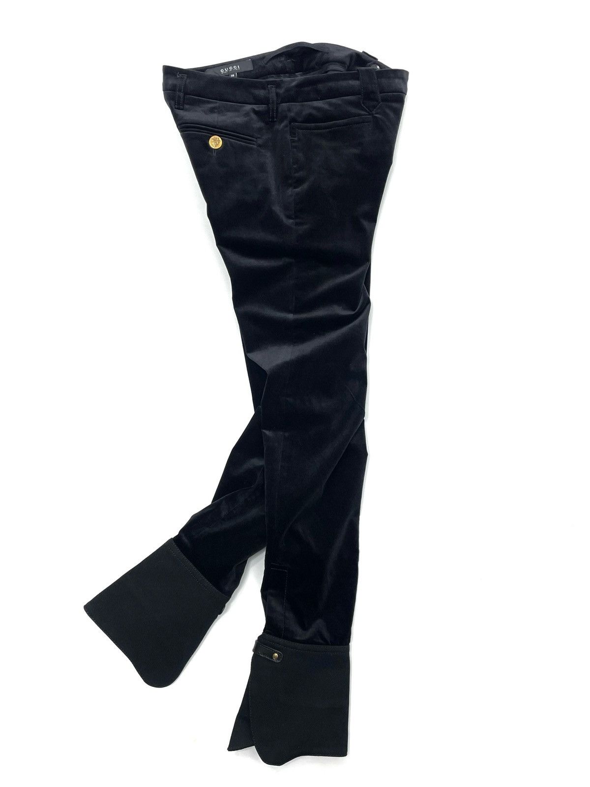 Gucci GUCCI Archive F/W 2008 Velvet Stirrup Pants – Size IT 38 Size 26" / US 2 / IT 38 - 4 Thumbnail