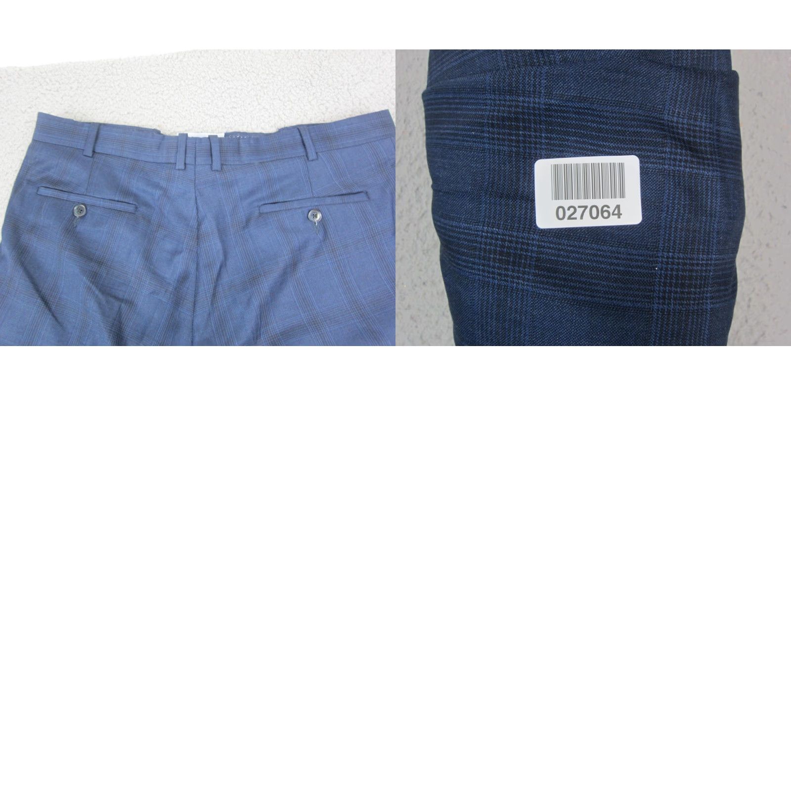 Peter Millar Peter Millar Pants Mens 36x27 Plaid Blue Straight Office Fit Chino Wool Front Flat Front Casual Vintage No Size US 36 / EU 52 - 10 Thumbnail