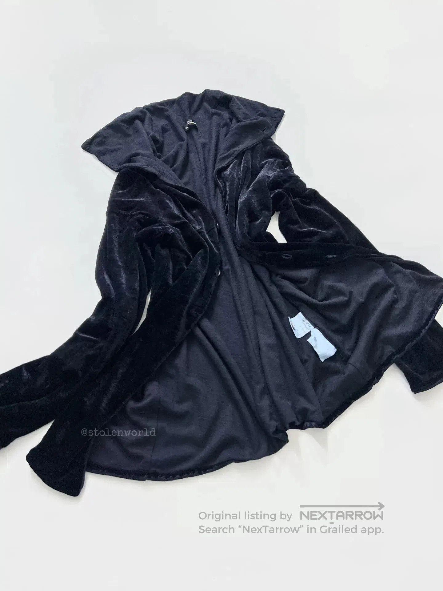 Comme des Garcons blue velvet high. Size XXS / US 00 / IT 34 - 8 Thumbnail