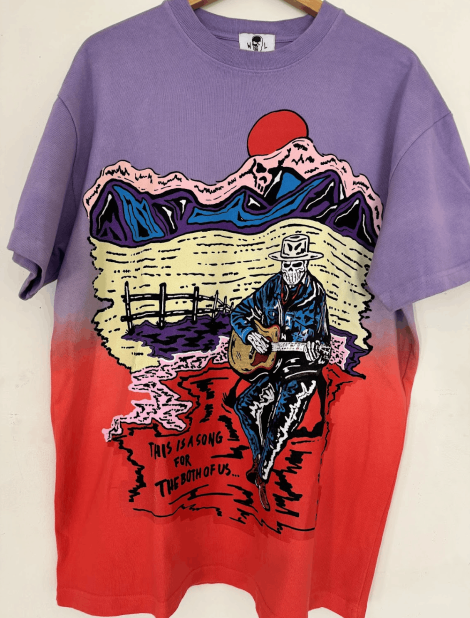 Warren Lotas Warren Lotas "The Singer" Ombre T-Shirt REAPER Size US L / EU 52-54 / 3 - 3 Thumbnail