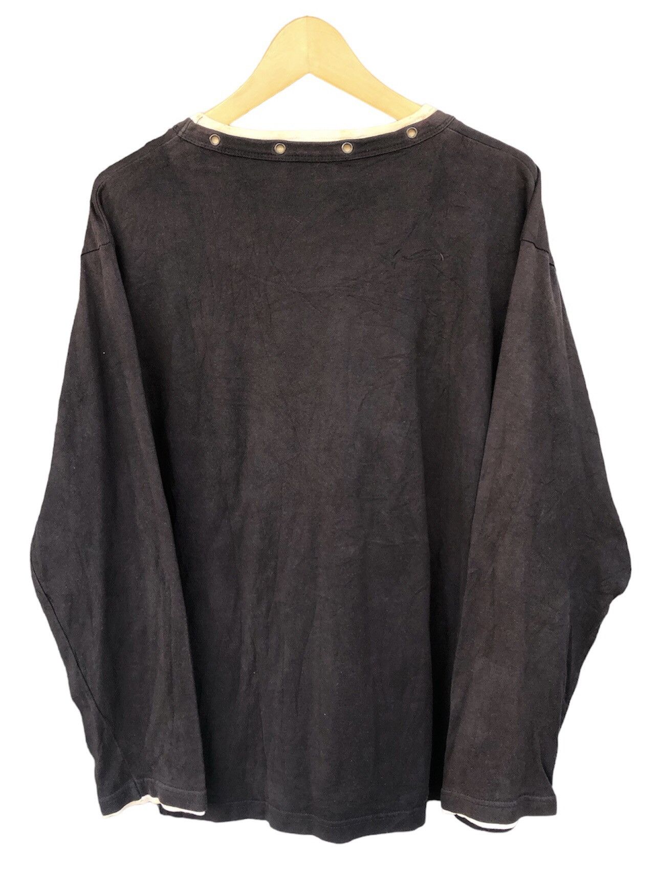If Six Was Nine × Japanese Brand × Le Grande Bleu (L.G.B.) Badboy Faded Long Sleeve Poem ifsixwasnine Lgb Style Size US L / EU 52-54 / 3 - 3 Thumbnail