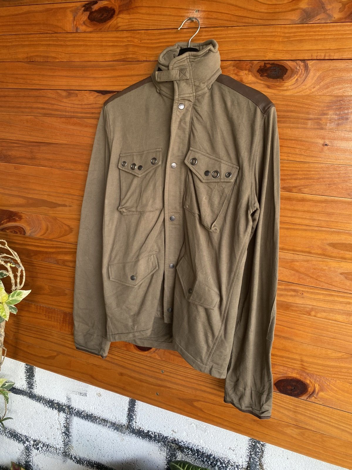 Beams Japan BEAMS Olive Military Field Jacket Casual Utility Size US M / EU 48-50 / 2 - 4 Thumbnail