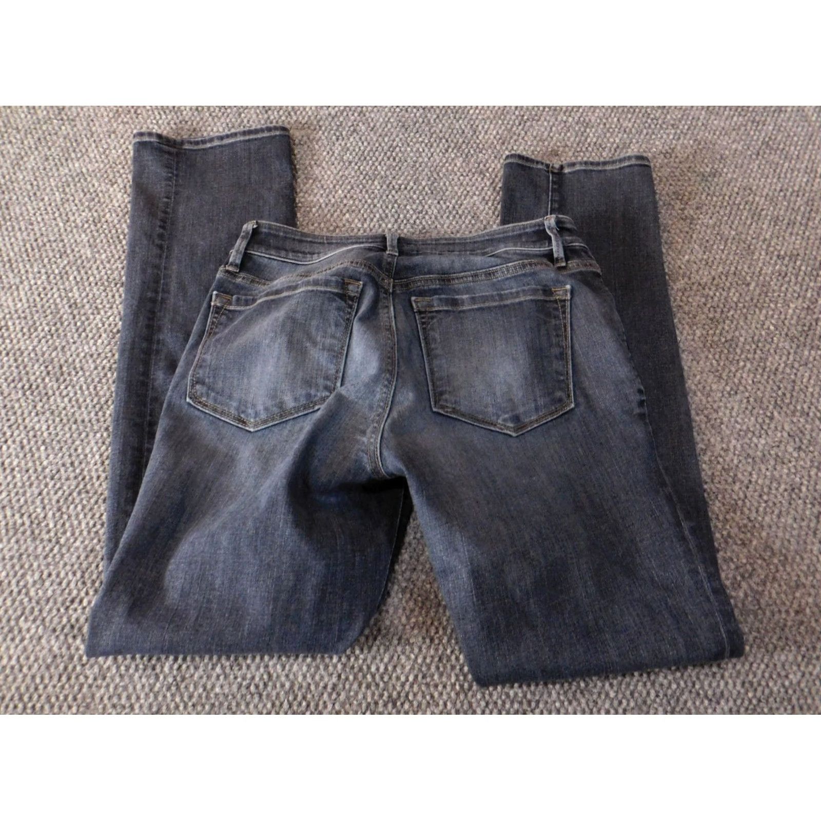 Loft LOFT Jeans 2 Blue Curvy Straight Denim Dark Womens Size 30" / US 8 / IT 44 - 7 Thumbnail
