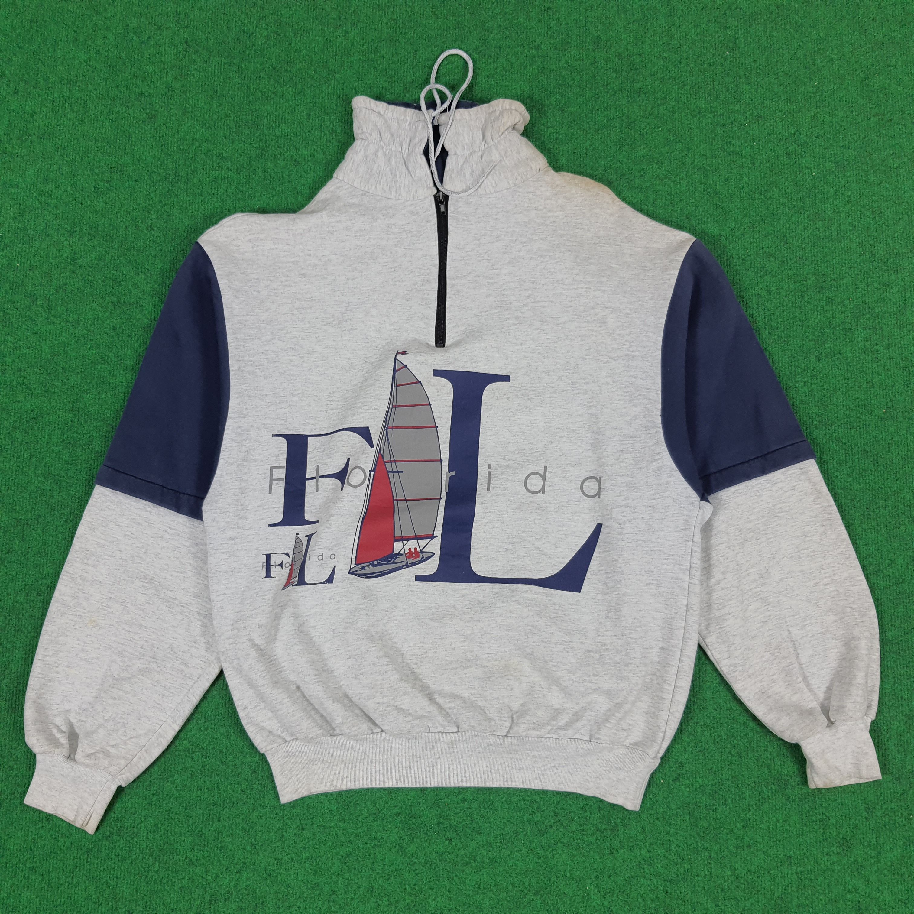 Vintage Star on the Beach FLORIDA Halfzipper Sweatshirts