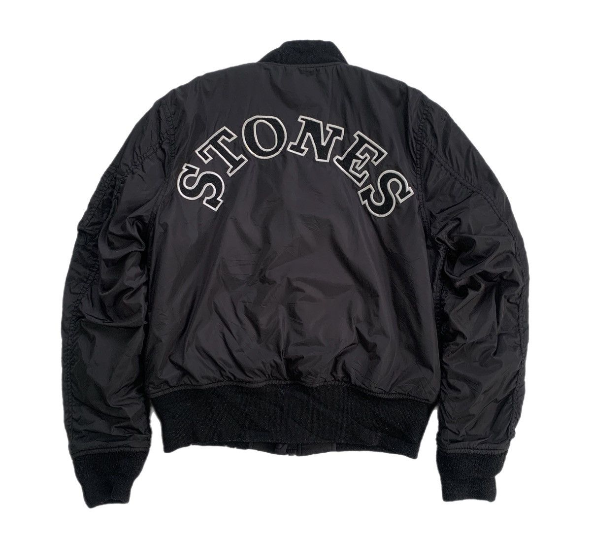 The Rolling Stones The Rolling Stones MA-1 Flight Bomber Jacket Size US M / EU 48-50 / 2 - 2 Thumbnail
