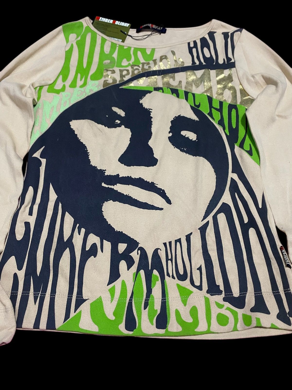 If Six Was Nine × Japanese Brand × KMRii Vintage Member Holiday poem rock punk face Size US M / EU 48-50 / 2 - 2 Thumbnail