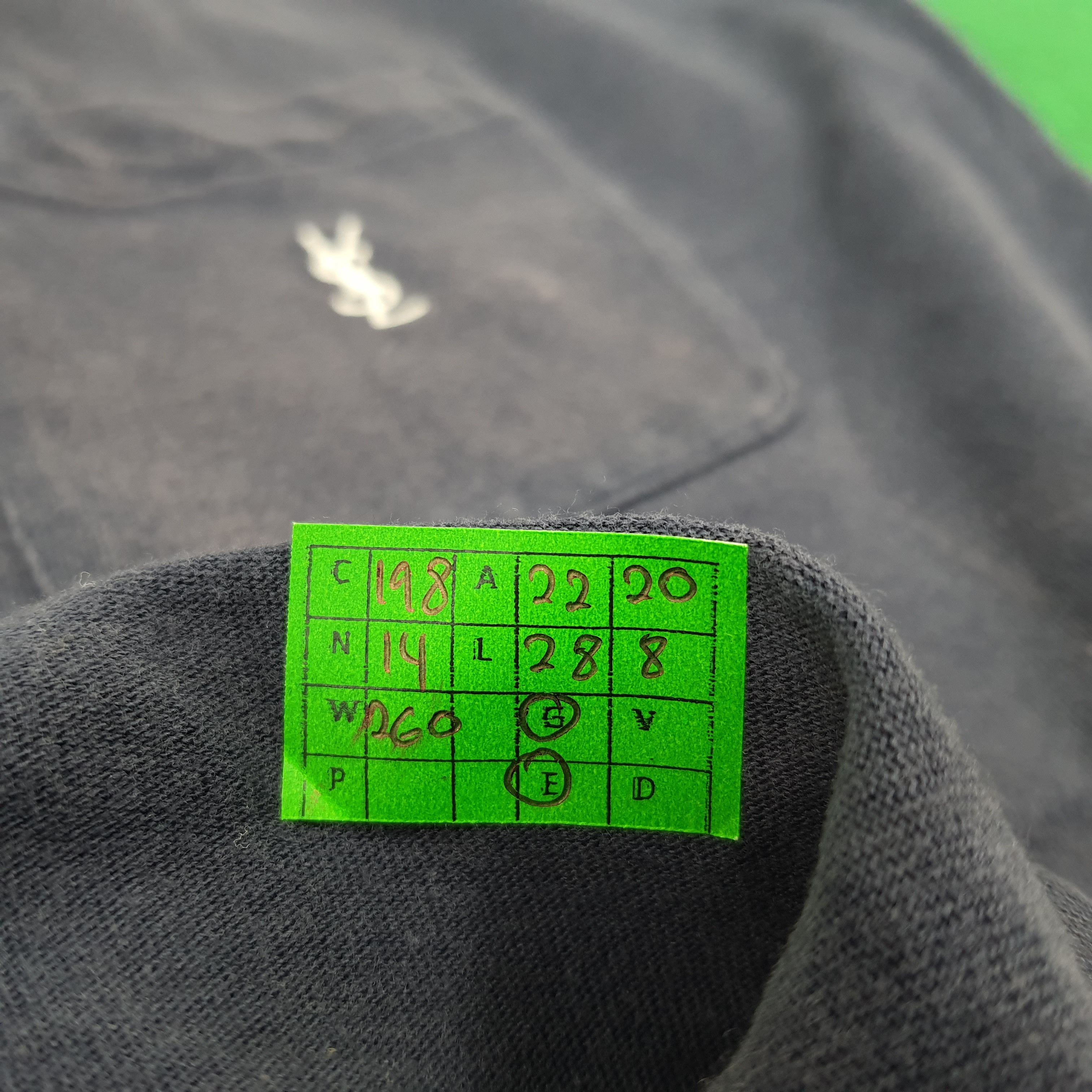 Vintage × Yves Saint Laurent Vintage Yves Saint Laurent Italian Desiger Pocket Tshirt Size US L / EU 52-54 / 3 - 9 Thumbnail