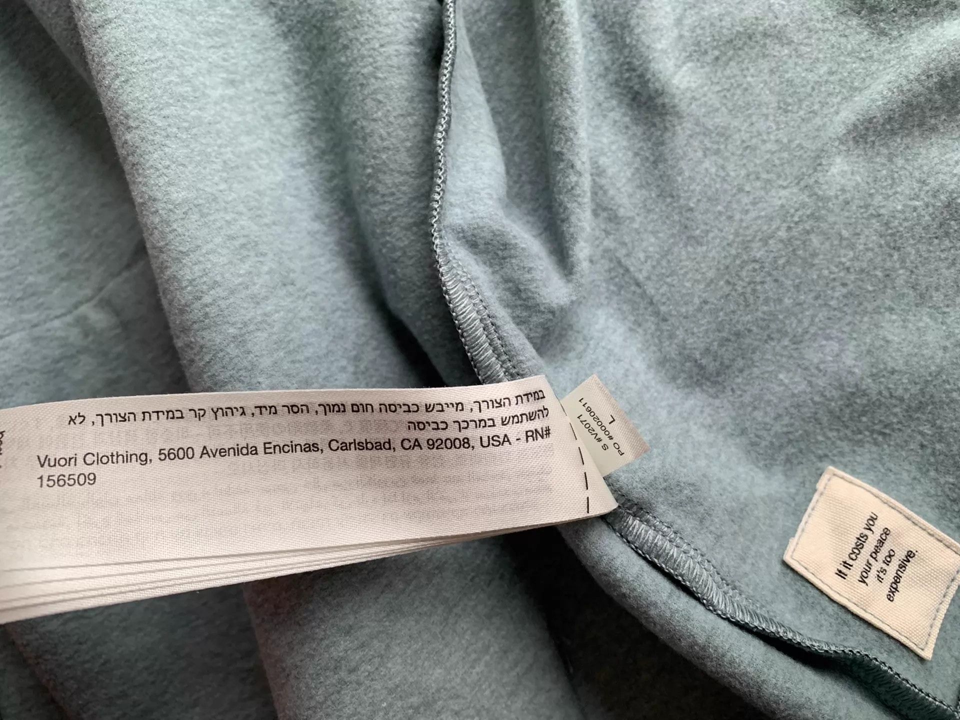 Vuori Vuori Coronado Men's Hoodie L Near New 25 Winter Size US L / EU 52-54 / 3 - 6 Thumbnail