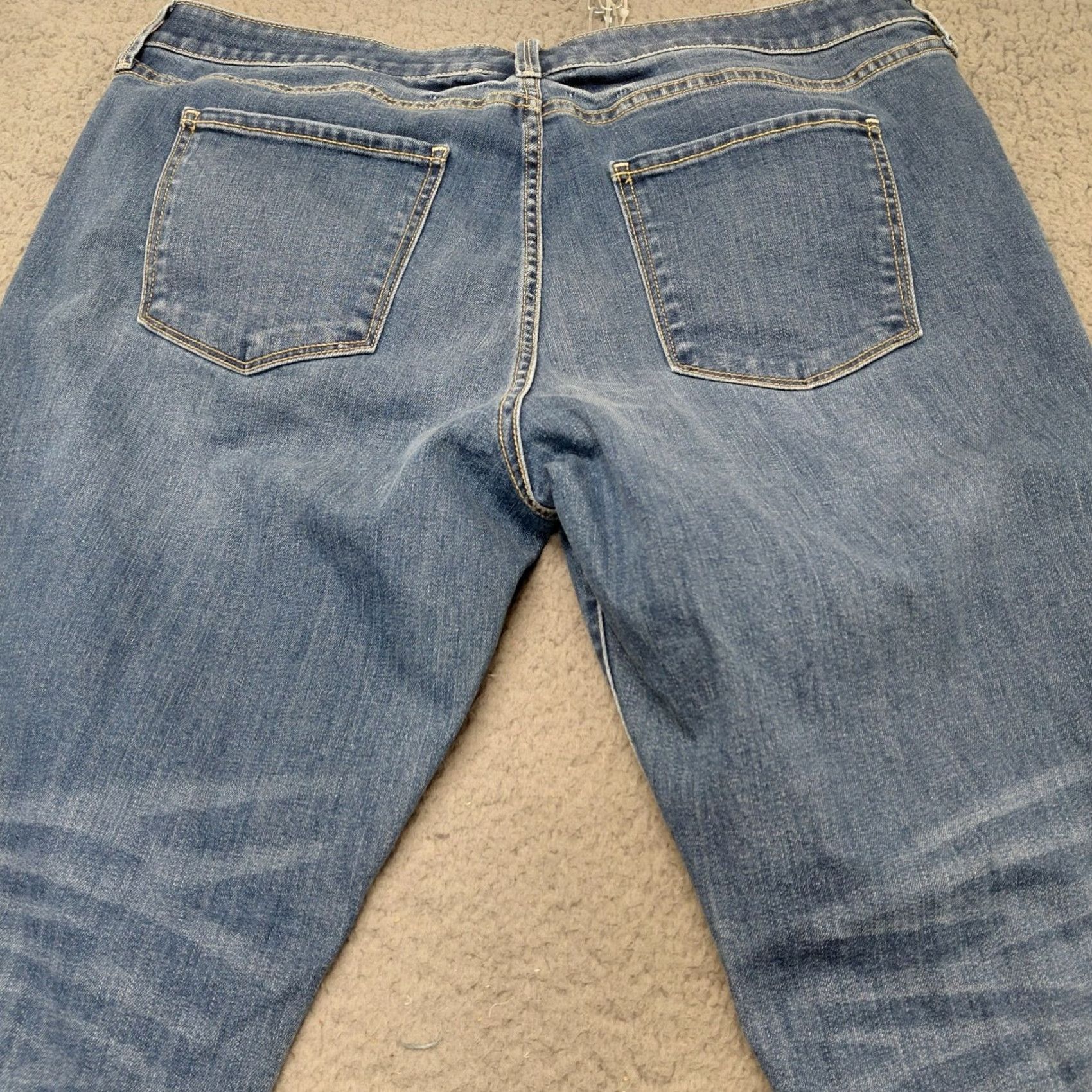 Vintage Arizona Jean Co. Jeans Womens Size 19 Blue Bootcut Flare Cowgirl Rodeo Biker.... Jeans Size 40" / US 18 - 6 Thumbnail