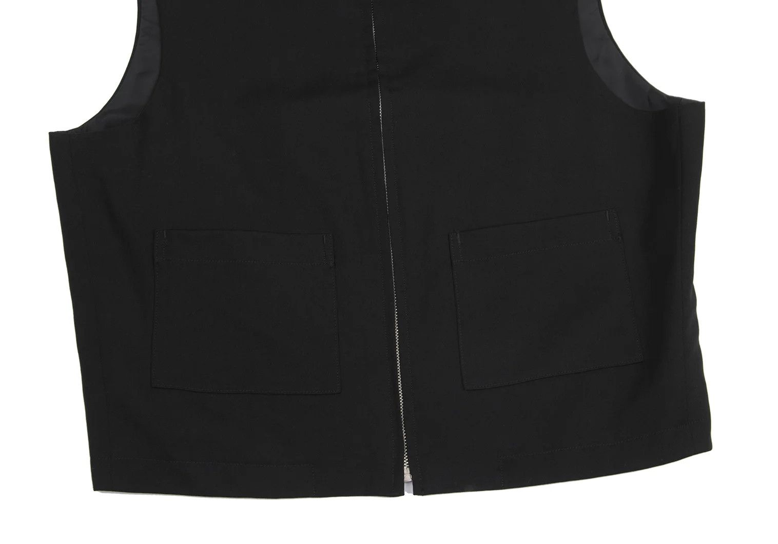 Yohji Yamamoto Yohji Yamamoto Wool Gabardine Zip Vest Size US M / EU 48-50 / 2 - 5 Thumbnail