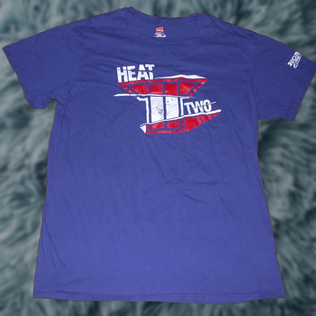Hanes Honda Heat Two Motorcycle T Shirt Large Hanes Blue Graphic Tee Mens L Shirt Motorcycle 90s Size US L / EU 52-54 / 3 - 1 Preview