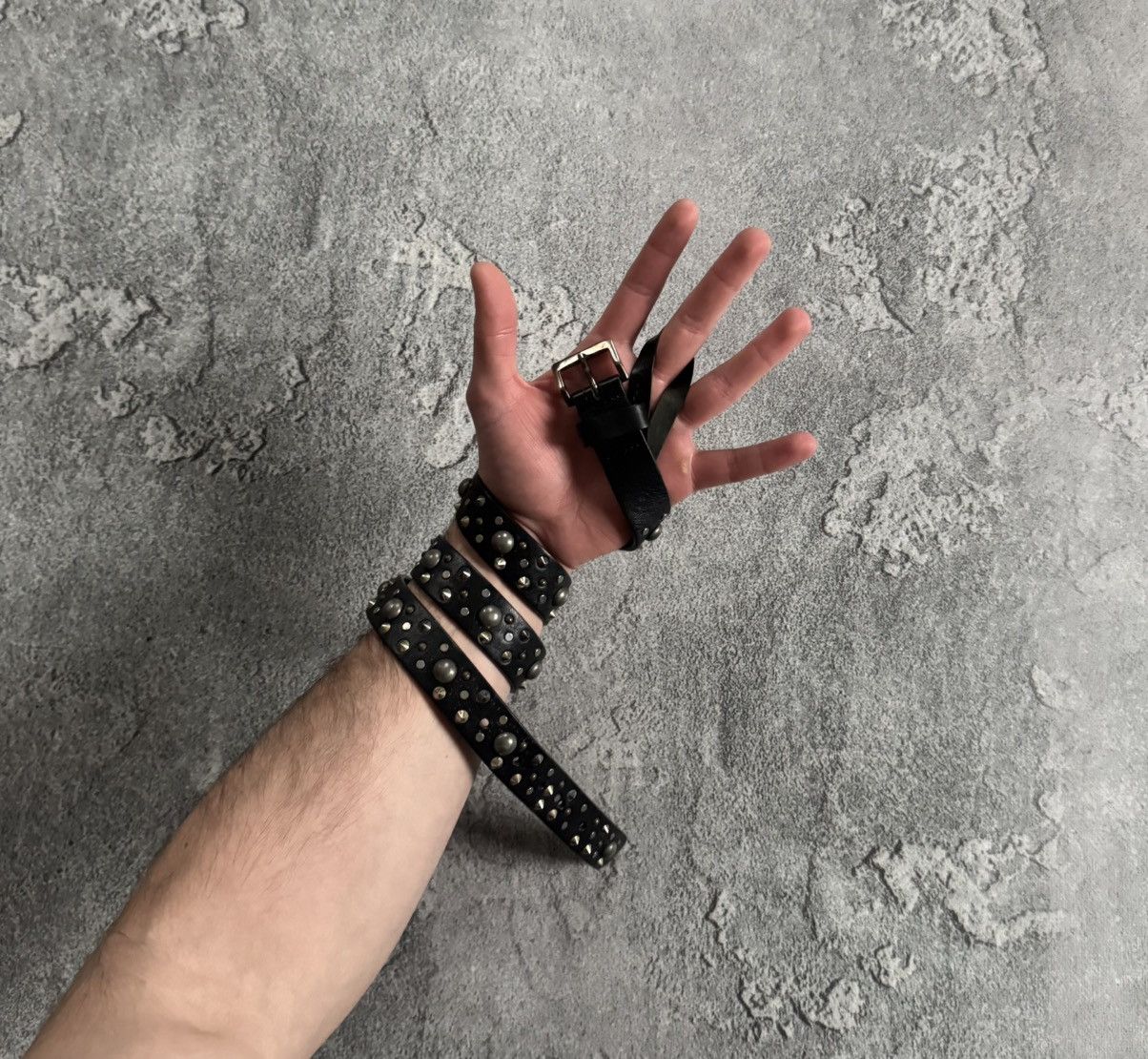 The Kooples The Kooples leather rhinestones biker y2k avantgarde belt Size ONE SIZE - 1 Thumbnail