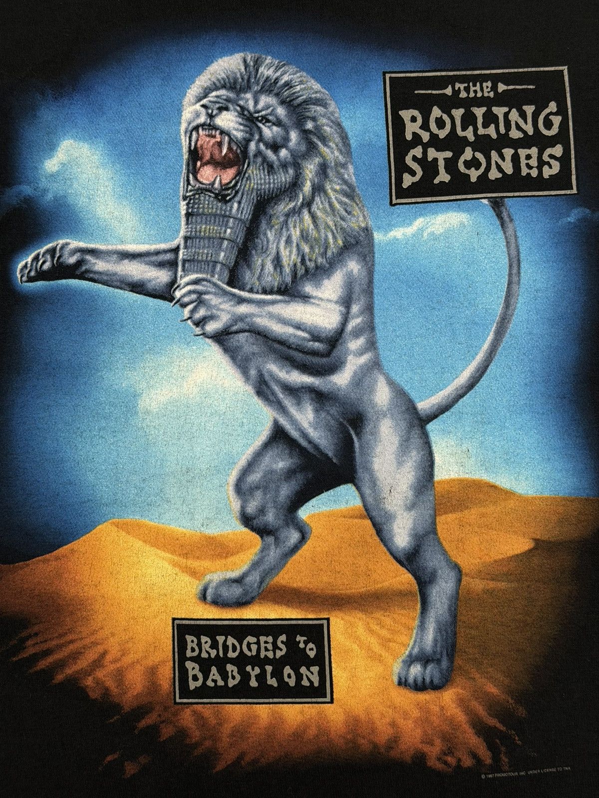 The Rolling Stones Vintage 90s Rolling Stones Bridges to Babylon 1997 WorldTour Size US XL / EU 56 / 4 - 7 Thumbnail