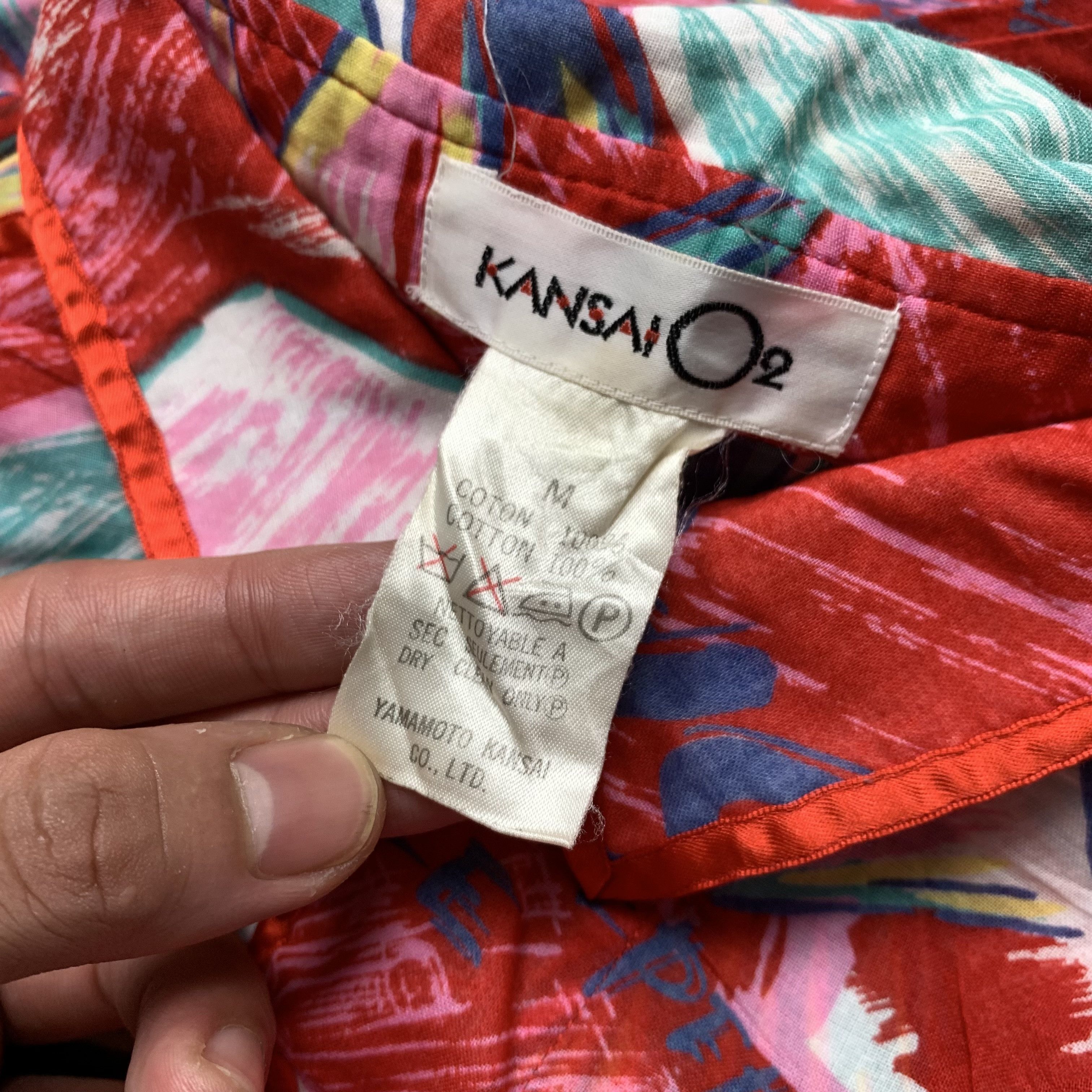 Kansai Yamamoto Vintage Kansai O2 Marlin Printed Shirt Size US M / EU 48-50 / 2 - 5 Thumbnail