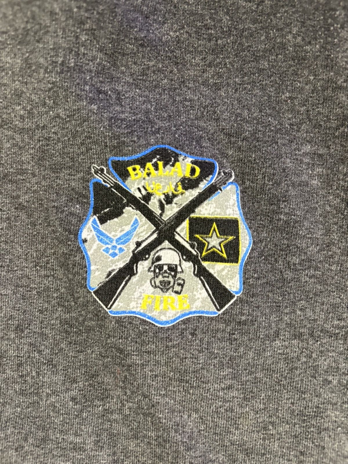 Other Vintage Balad Iraq Fire Rescue Hoodie Military Grey Size US XL / EU 56 / 4 - 2 Thumbnail