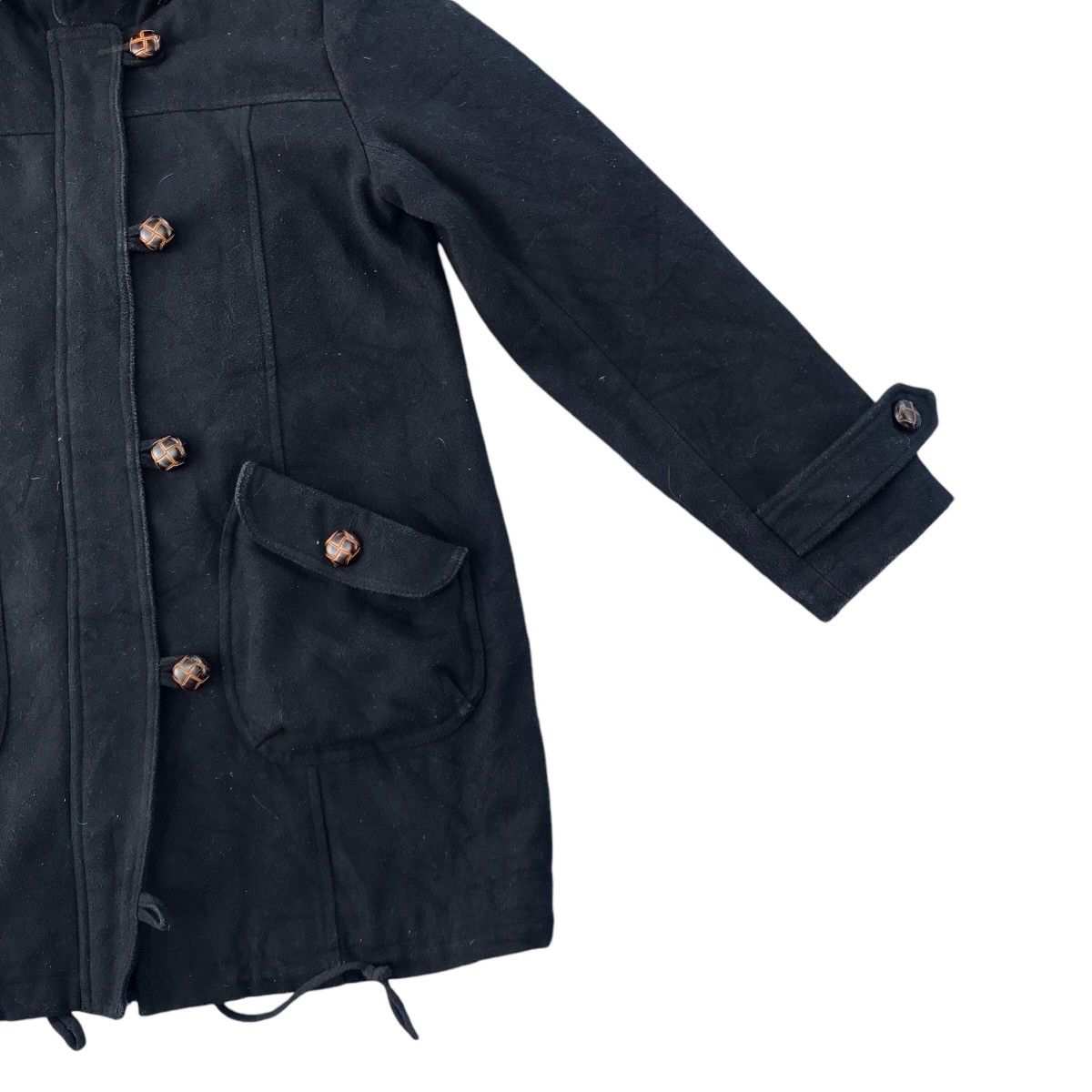 If Six Was Nine × Le Grande Bleu (L.G.B.) Navy Natural Faux Fur Jacket LGB If Six Was Nine Style Size L / US 10 / IT 46 - 3 Thumbnail
