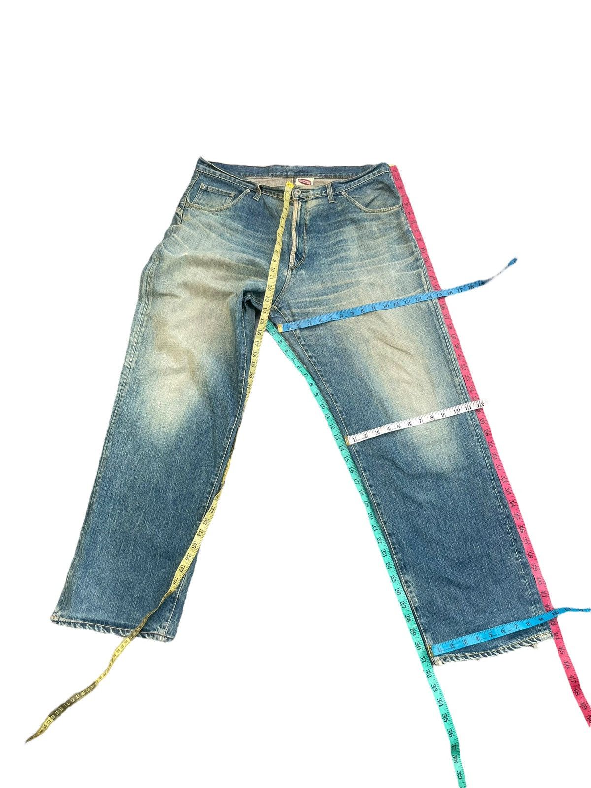 MasterPiece × Vintage Vintage Masterpiece Distresed Denim Size US 40 / EU 56 - 14 Thumbnail