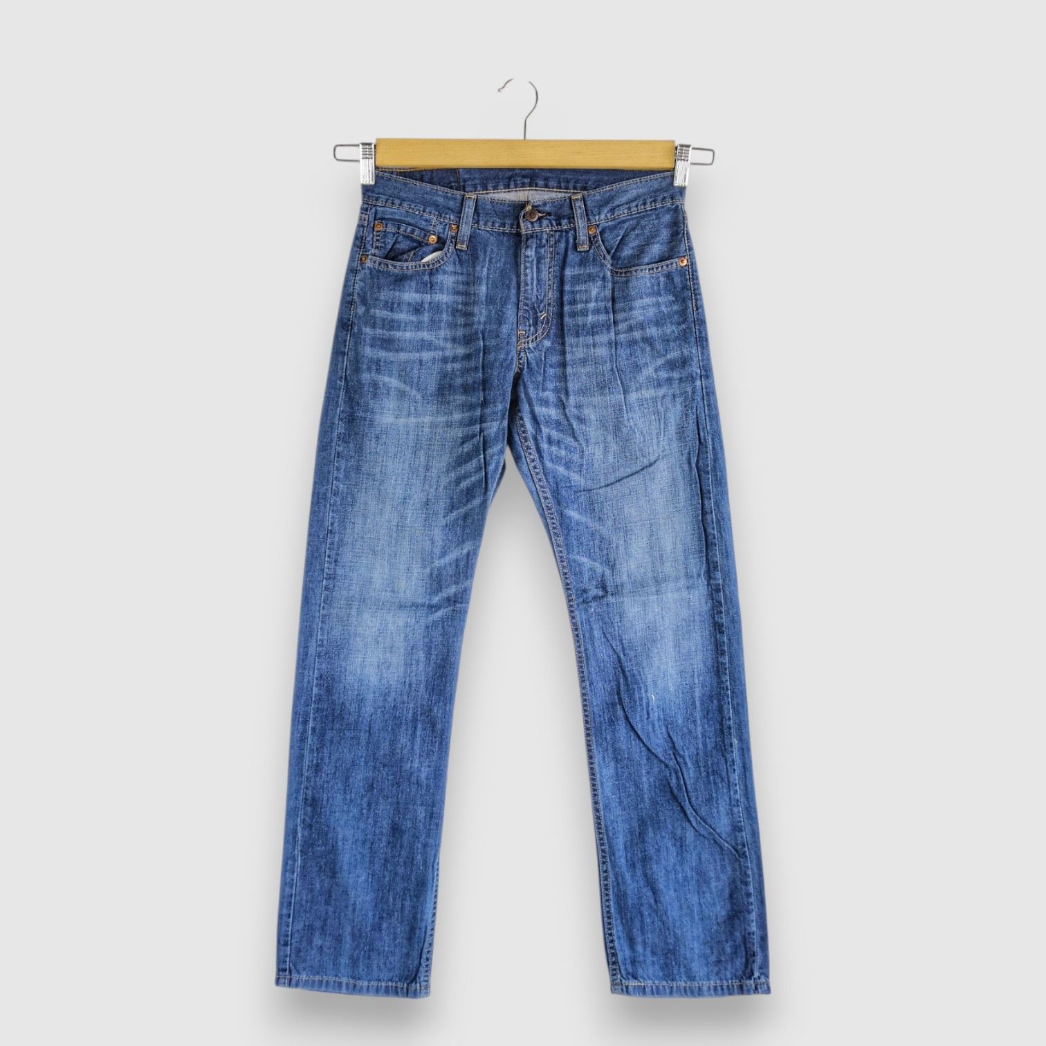Levi's Vintage Levis 514 Denim Blue Levi's Faded Jeans Pants Size 28" / US 6 / IT 42 - 1 Thumbnail