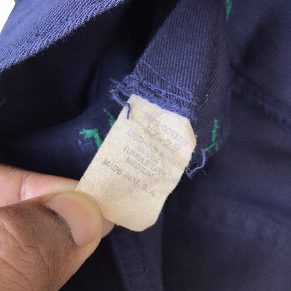 Vintage Sweet-Orr USA True Vintage 1960s Blue Baker Pants Size US 29 - 12 Thumbnail