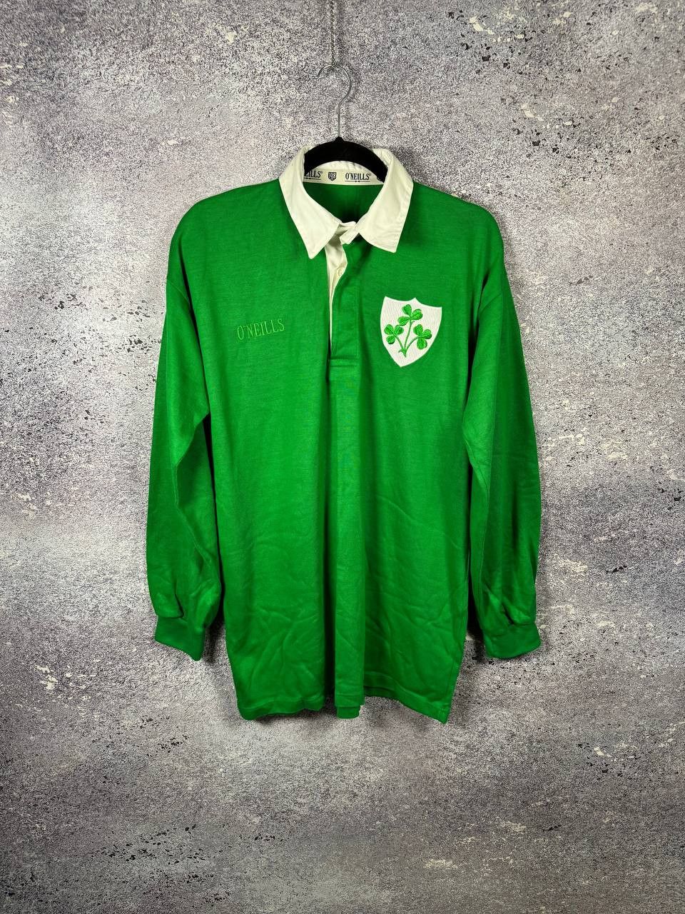 O'Neills Ireland Rugby Jersey Oneill's Vintage 80's Retro Large Size US L / EU 52-54 / 3 - 1 Thumbnail