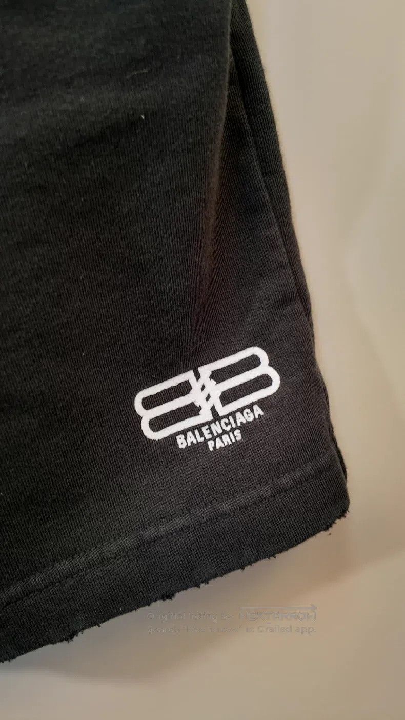 Balenciaga Balenciaga size S Black Gray Shorts Size US 27 - 4 Thumbnail
