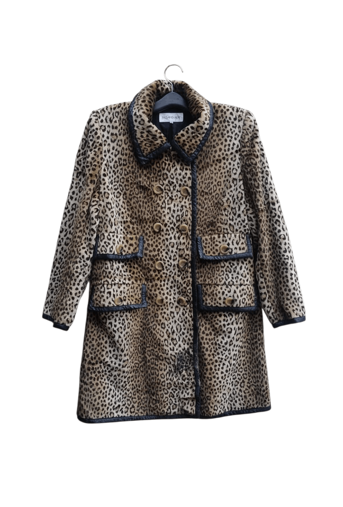 Yves Saint Laurent YVES SAINT LAURENT LEOPARD PRINTED FUR COAT Size M / US 6-8 / IT 42-44 - 1 Thumbnail