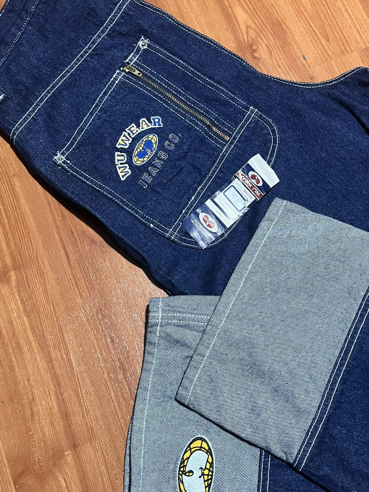 Wu-Tang Clan Vintage Rare Wu-wear Y2K carpenter jeans Size US 33 - 1 Thumbnail