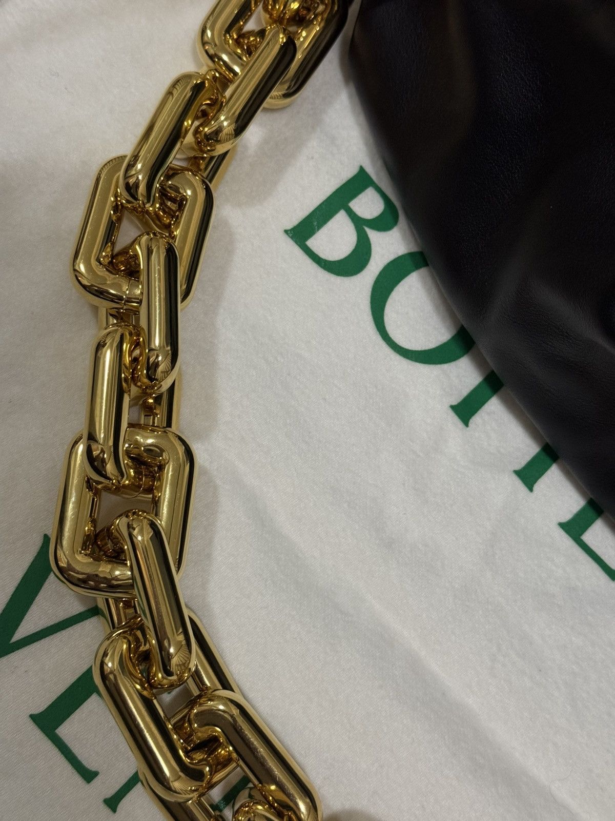 Bottega Veneta Bottega Veneta Leather Chain Pouch Size ONE SIZE - 4 Thumbnail