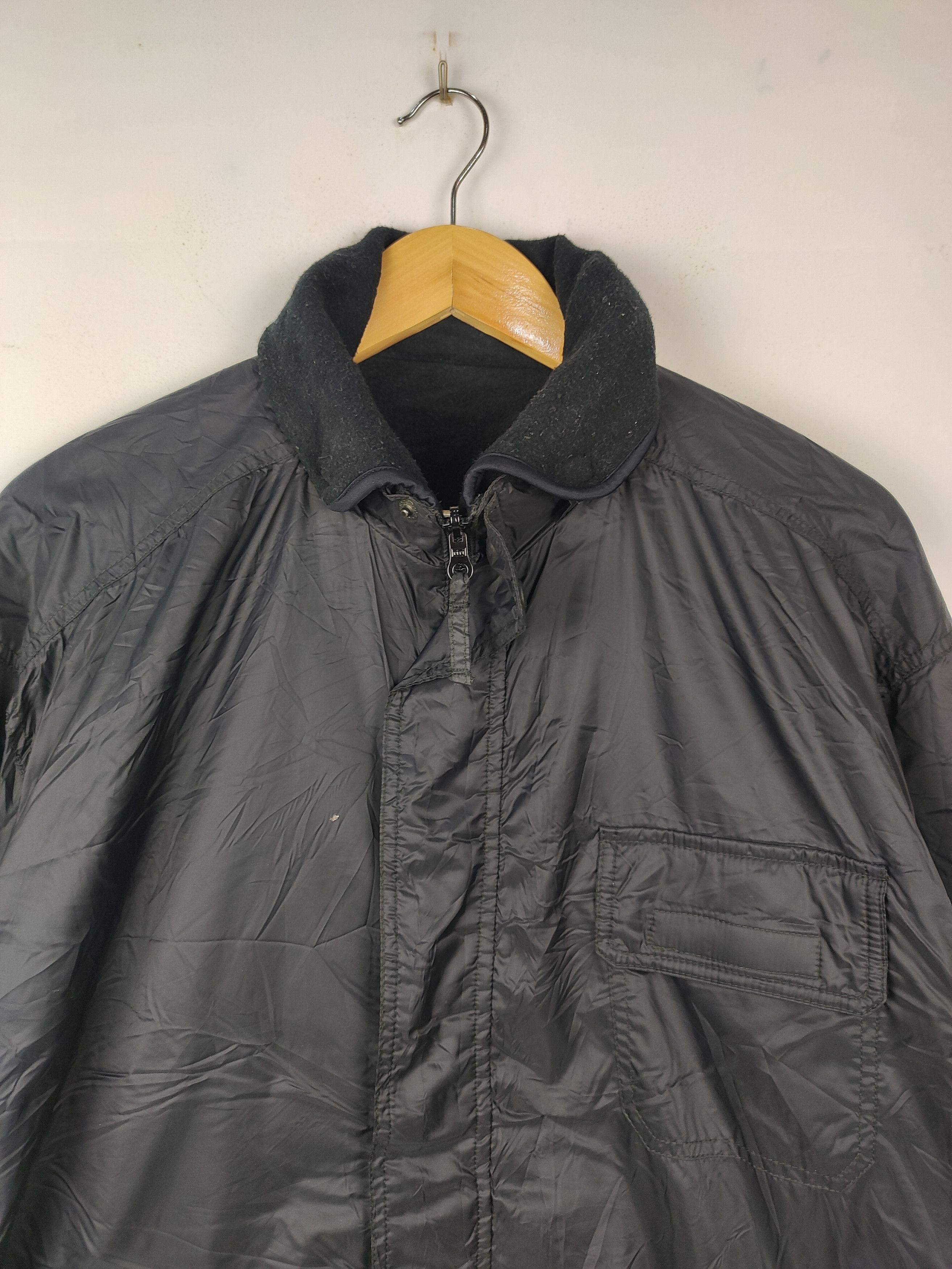 Moncler Vintage Moncler Reversible Blouson nylon - Fleece Jacket Size US M / EU 48-50 / 2 - 2 Thumbnail