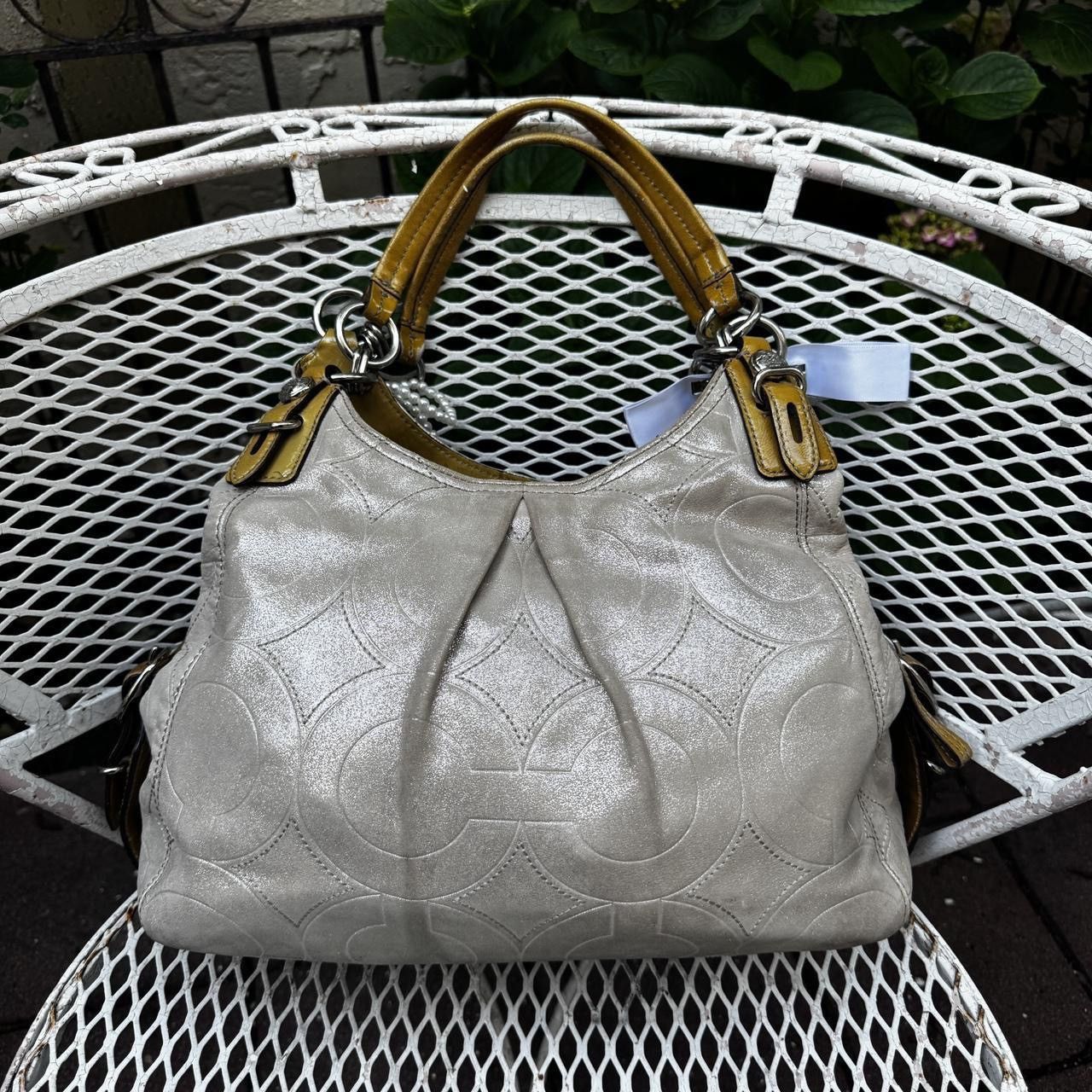 Coach Coach Embossed Monogram Sparkly Shoulder Bag Size ONE SIZE - 2 Thumbnail