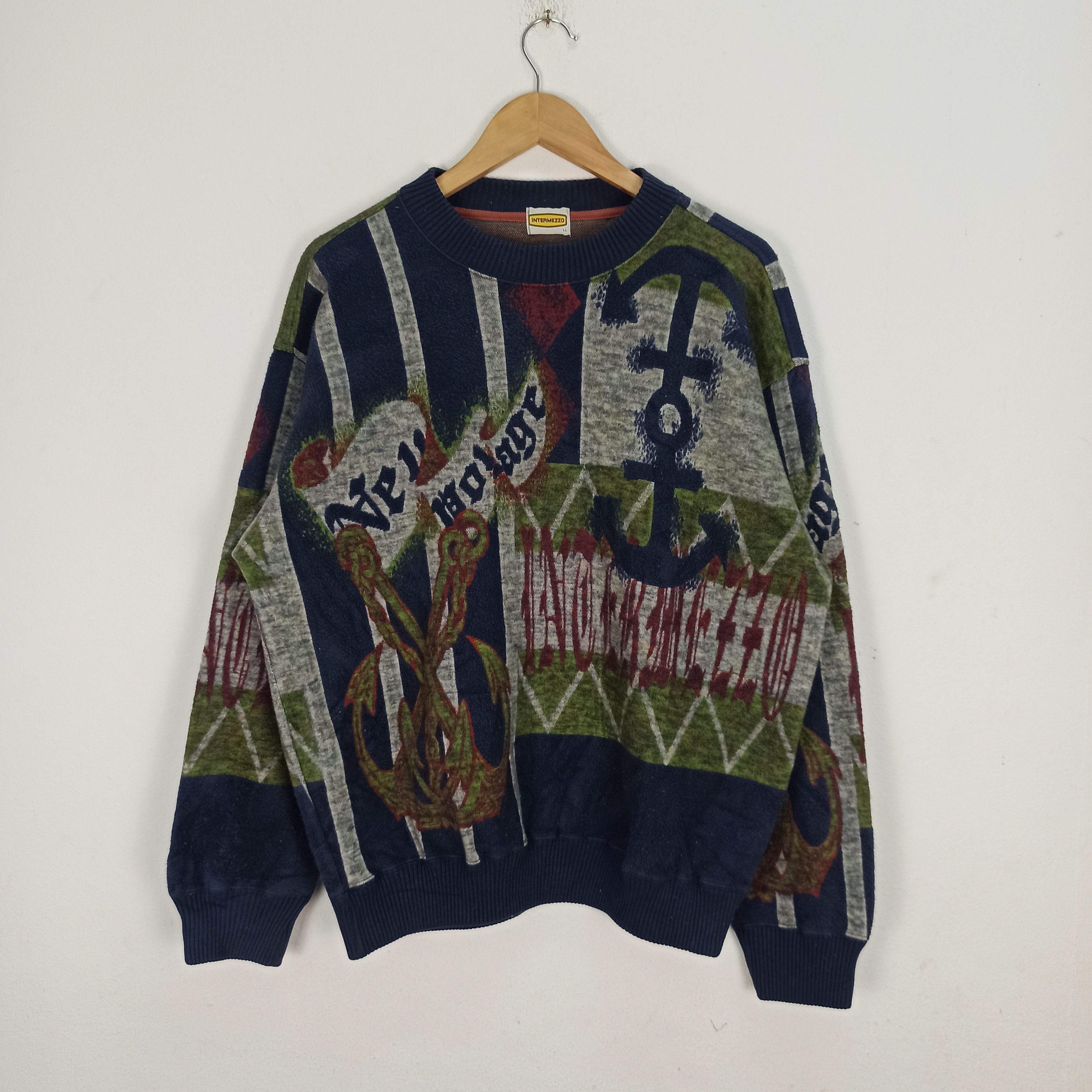 image of Aran Isles Knitwear Intermezzo Sweatshirt Made In Japan in Mix, Men's (Size Large)