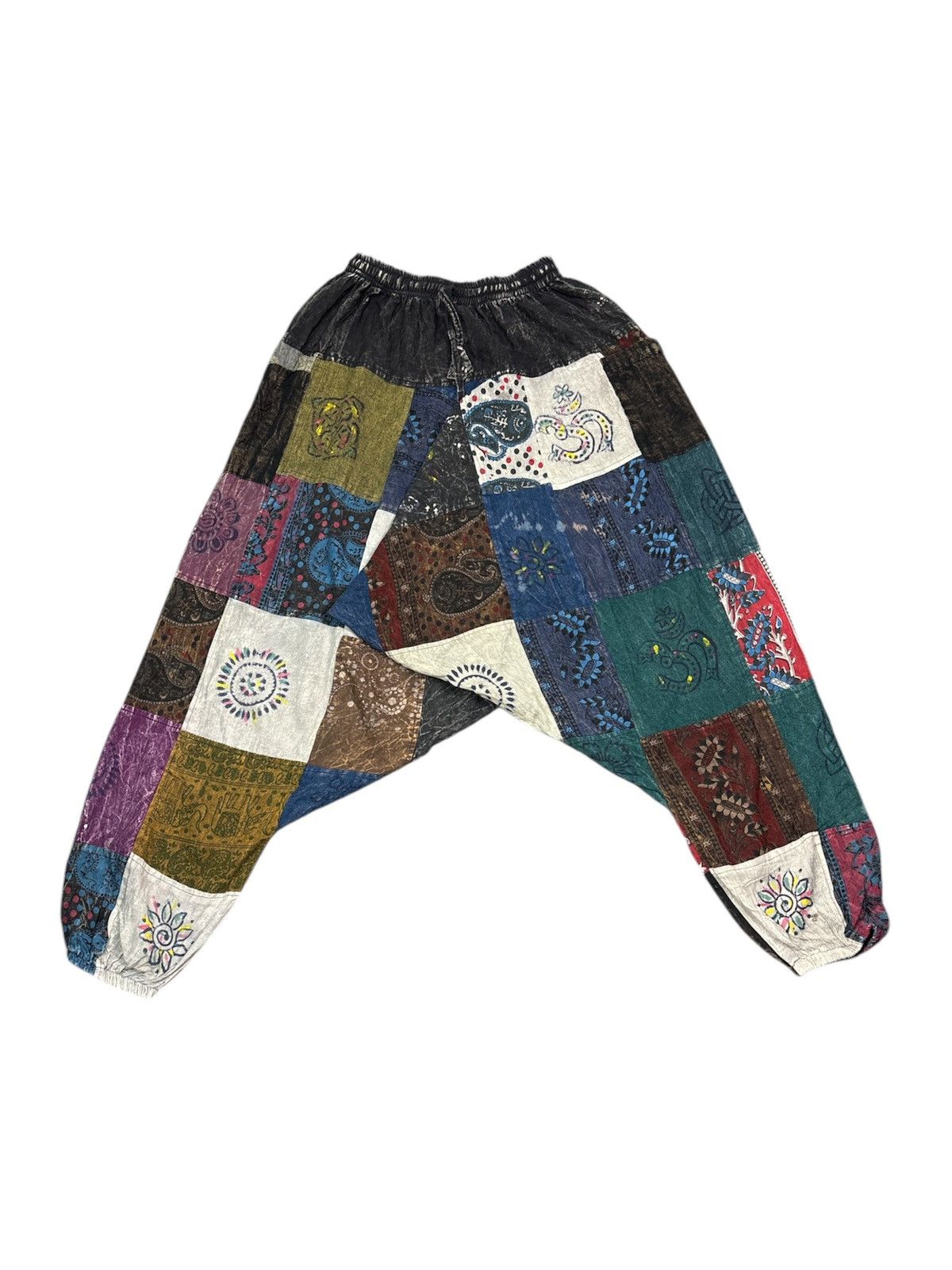 Japanese Brand Patchwork Harem Trousers Joggers Kapital Paisley Style Size US 28 / EU 44 - 1 Thumbnail