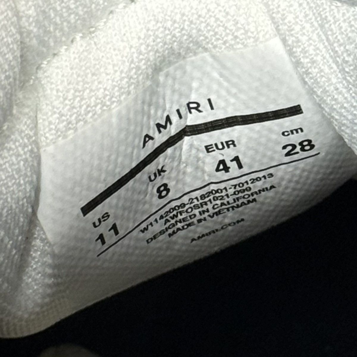Amiri Amiri Skel-Top Low Checkered Sneakers Size US 8.5 / EU 41-42 - 5 Thumbnail