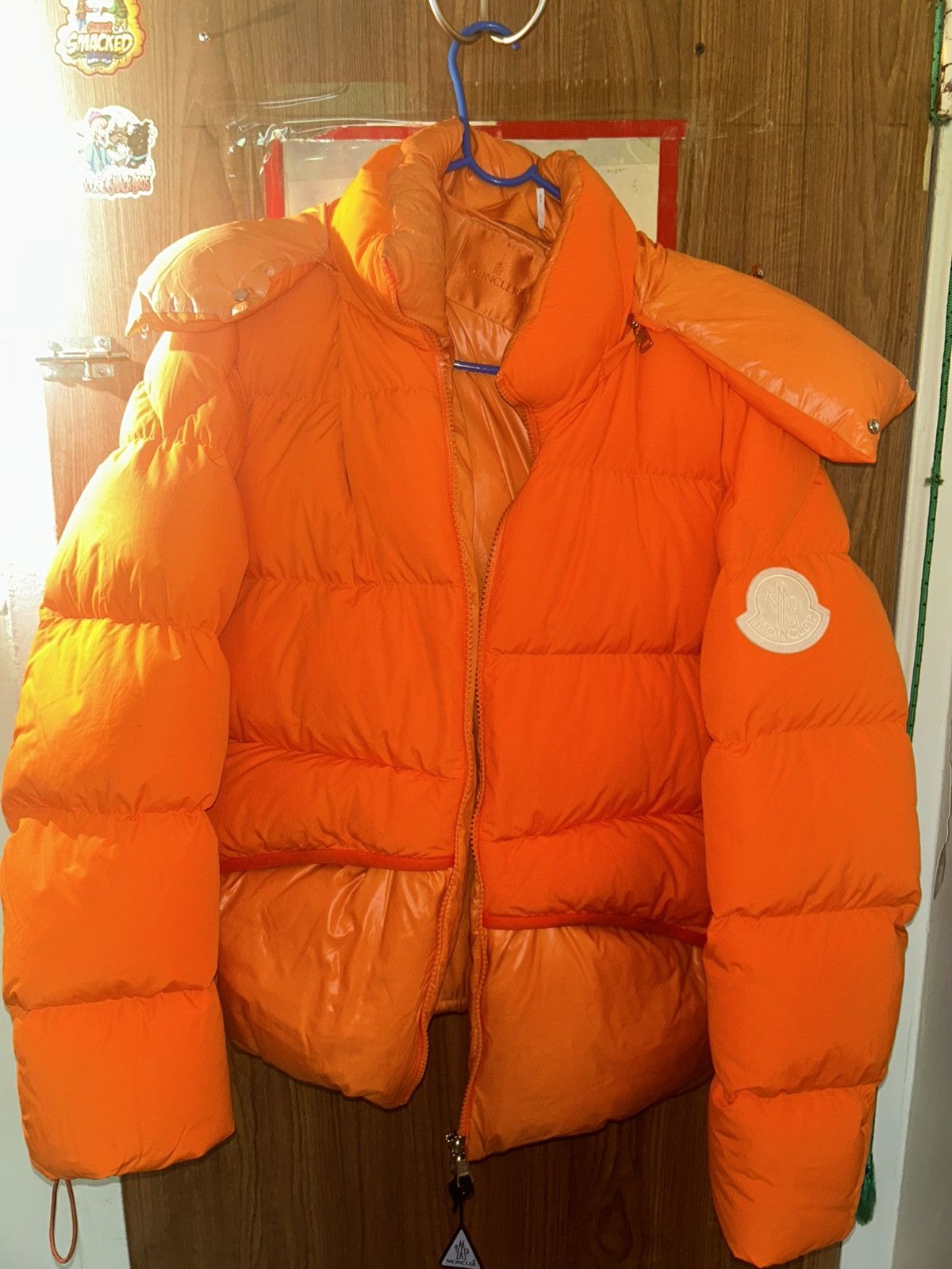 Orange Moncler Puffer