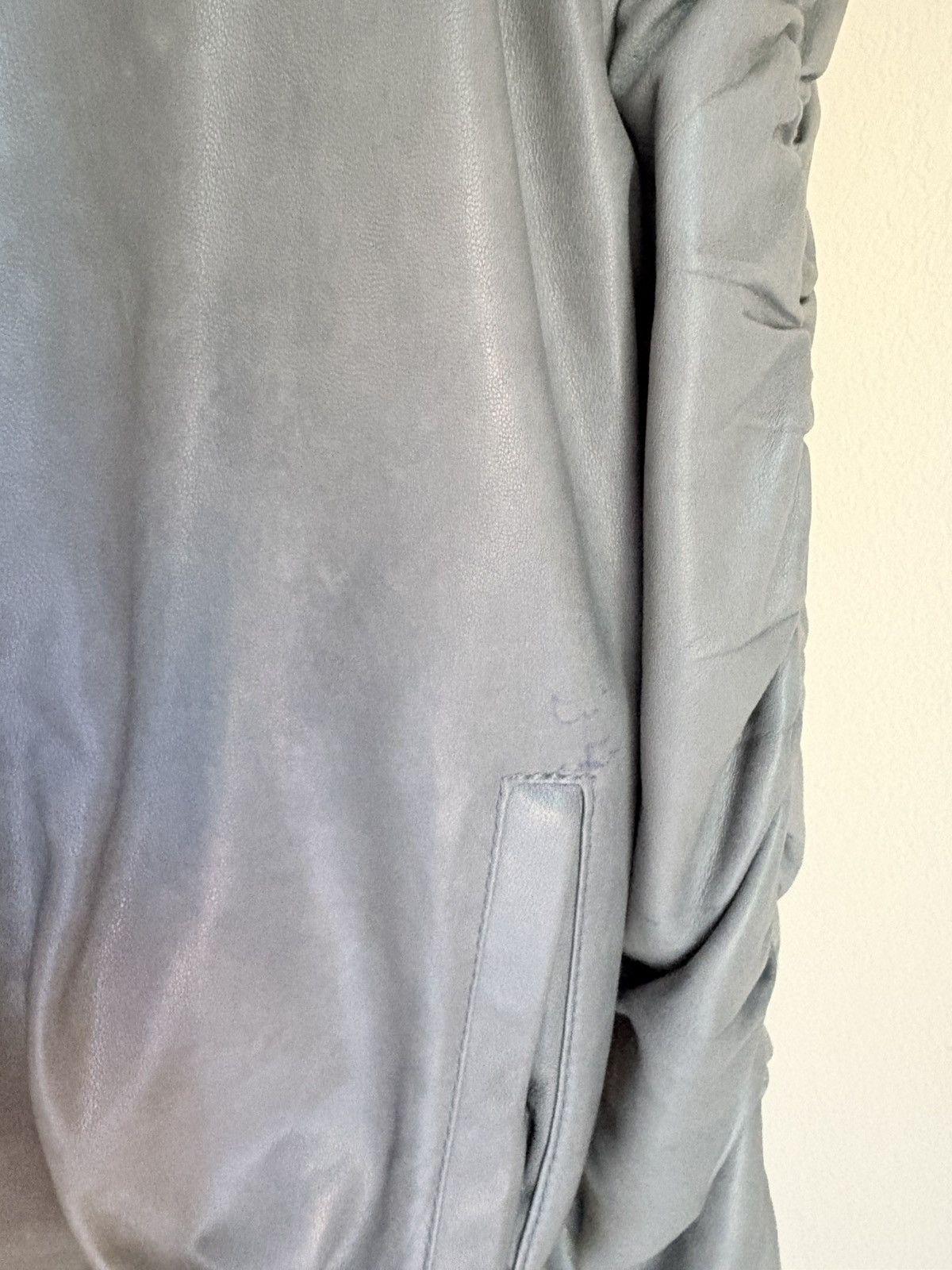 Other Vintage KRMA by Nicholas Bowes Bomber Leather Jacket Size M / US 6-8 / IT 42-44 - 15 Thumbnail