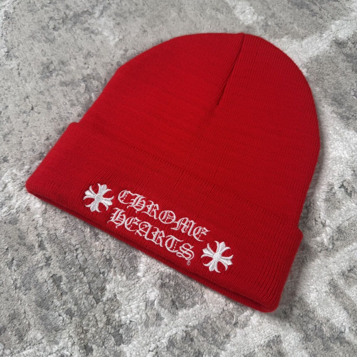 Chrome Hearts Embroidered CH logo beanie Size ONE SIZE - 1 Thumbnail