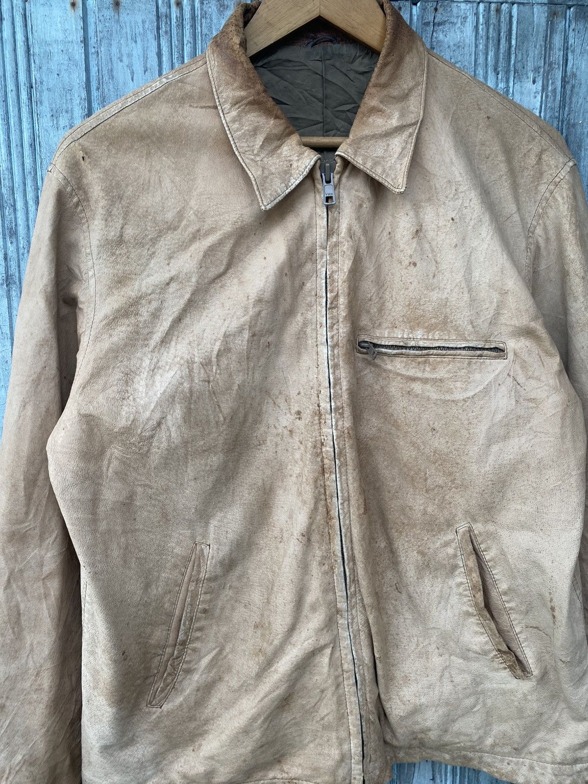 Yohji Yamamoto Vintage!!!Jacket Leather Y’s Yohji Yamamoto Size US L / EU 52-54 / 3 - 3 Thumbnail