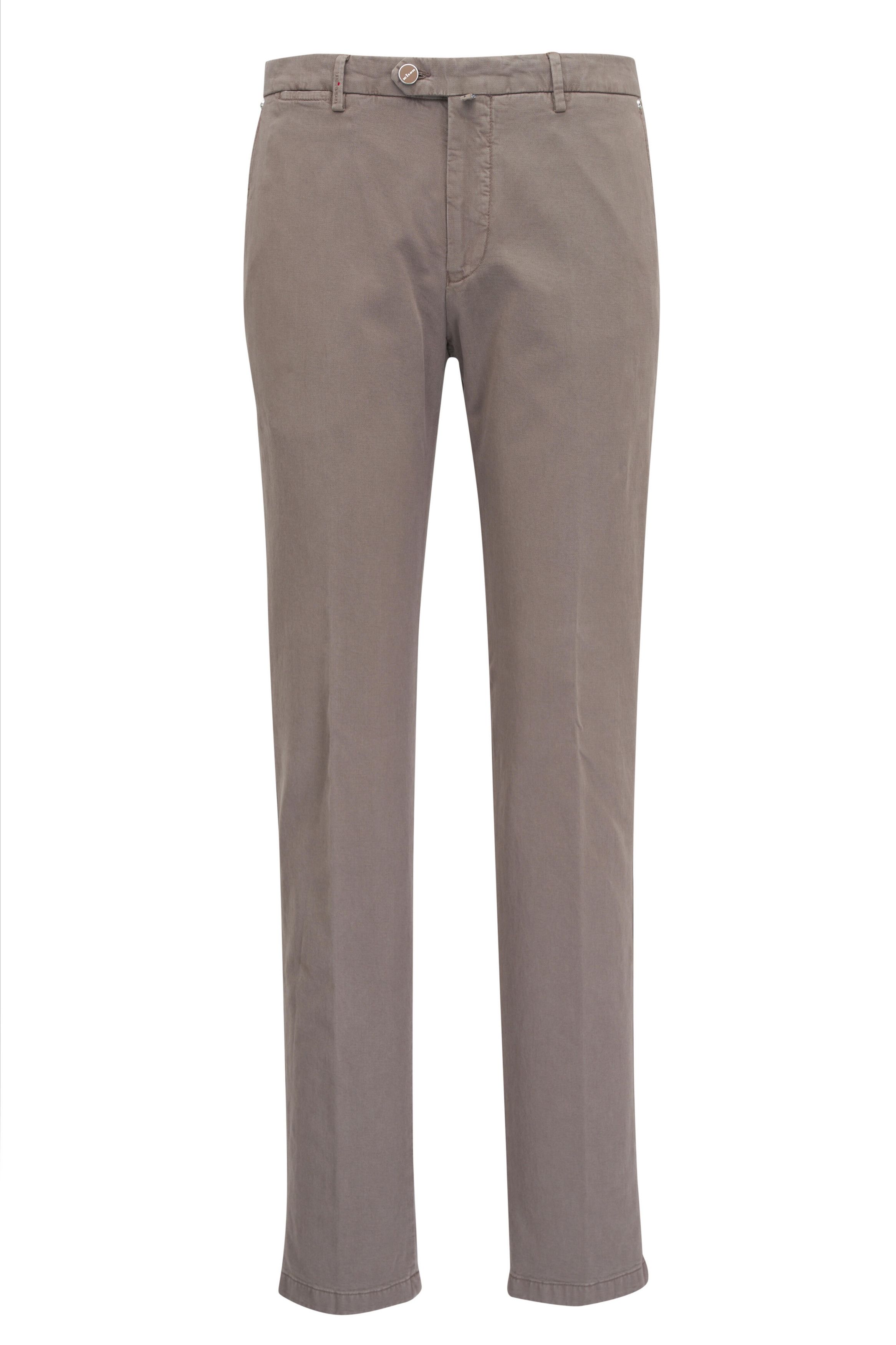 Kiton o1mtch0225 Stretch Cotton Chino in Taupe Size US 32 / EU 48 - 1 Thumbnail
