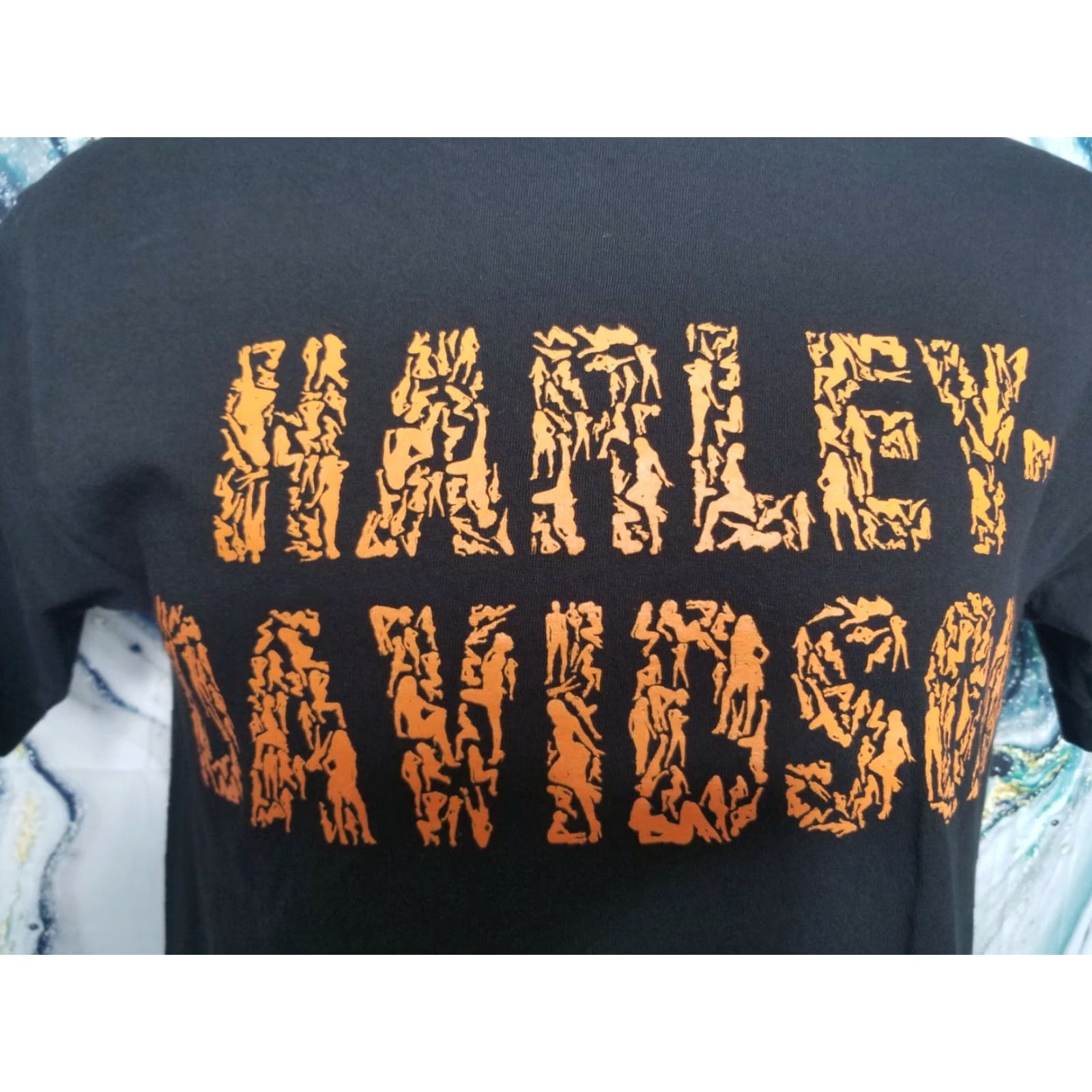 Harley Davidson Harley-Davidson Mens M T-Shirt 2014 Lakeland FL Black Crew Neck Short Sleeve Retro Pattern Solid Cotton Size US M / EU 48-50 / 2 - 4 Thumbnail