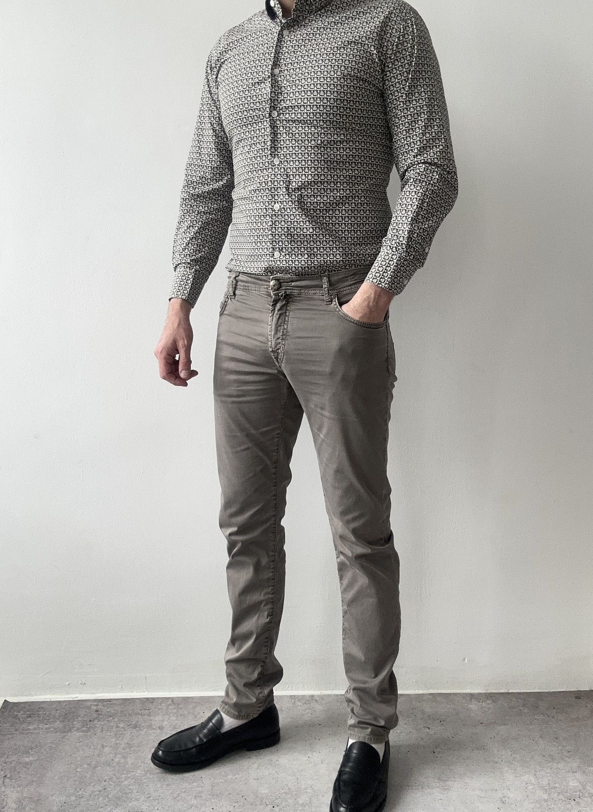Jacob Cohen Jacob Cohen PW625 Comfort Jeans 35 Handmade Italy Pony Hair Size US 35 - 2 Thumbnail