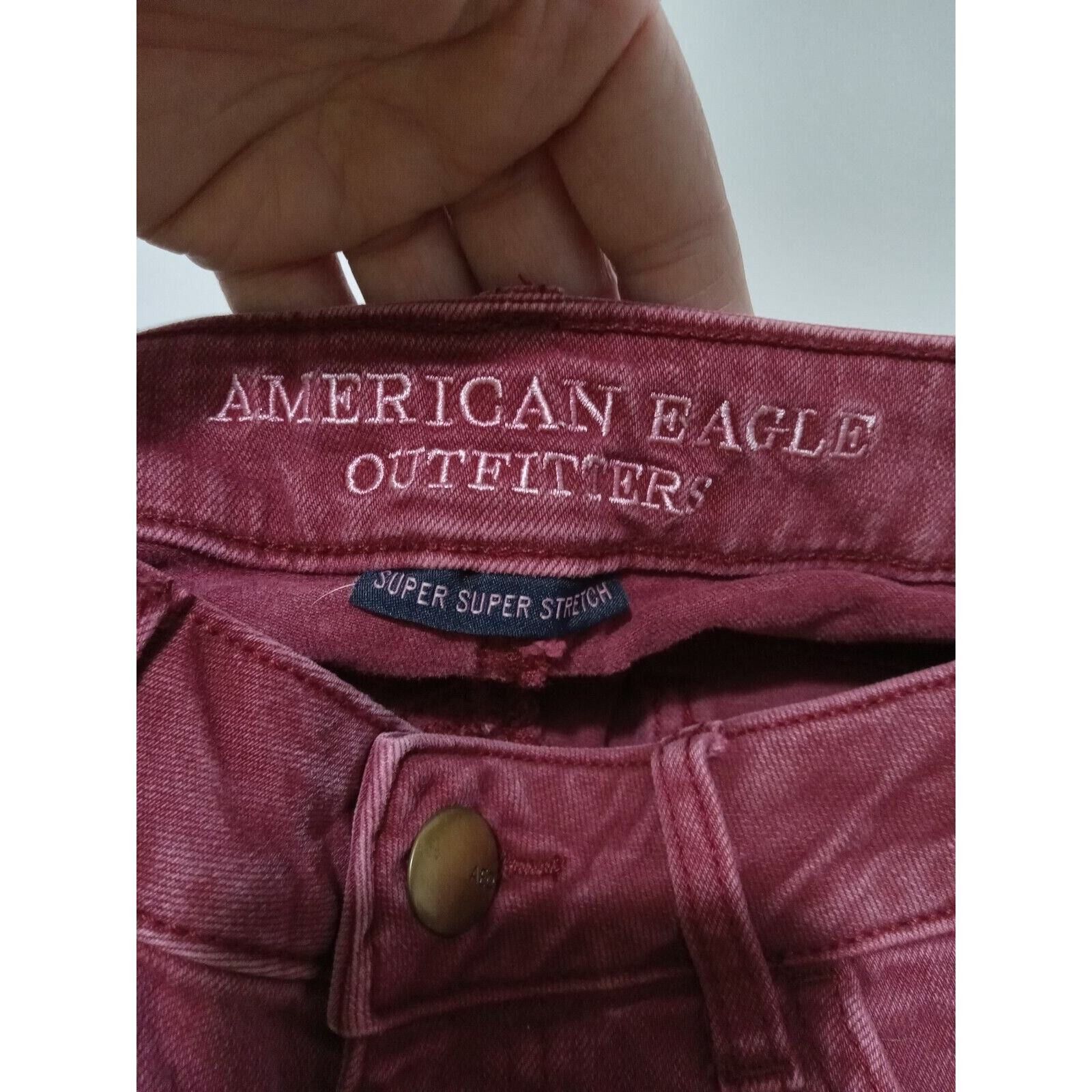 American Eagle Outfitters American Eagle Jeans 4 Super Super Stretch Women's Jegging Size 27" / US 4 / IT 40 - 5 Thumbnail