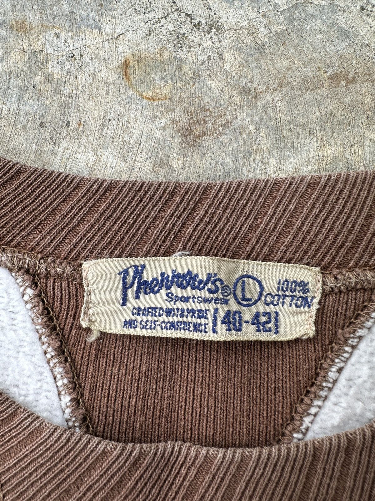 Pherrow's Oatmilk Chocolate 2 TONES Pherrow’s Made in Japan Sweatshirt Size US L / EU 52-54 / 3 - 6 Thumbnail