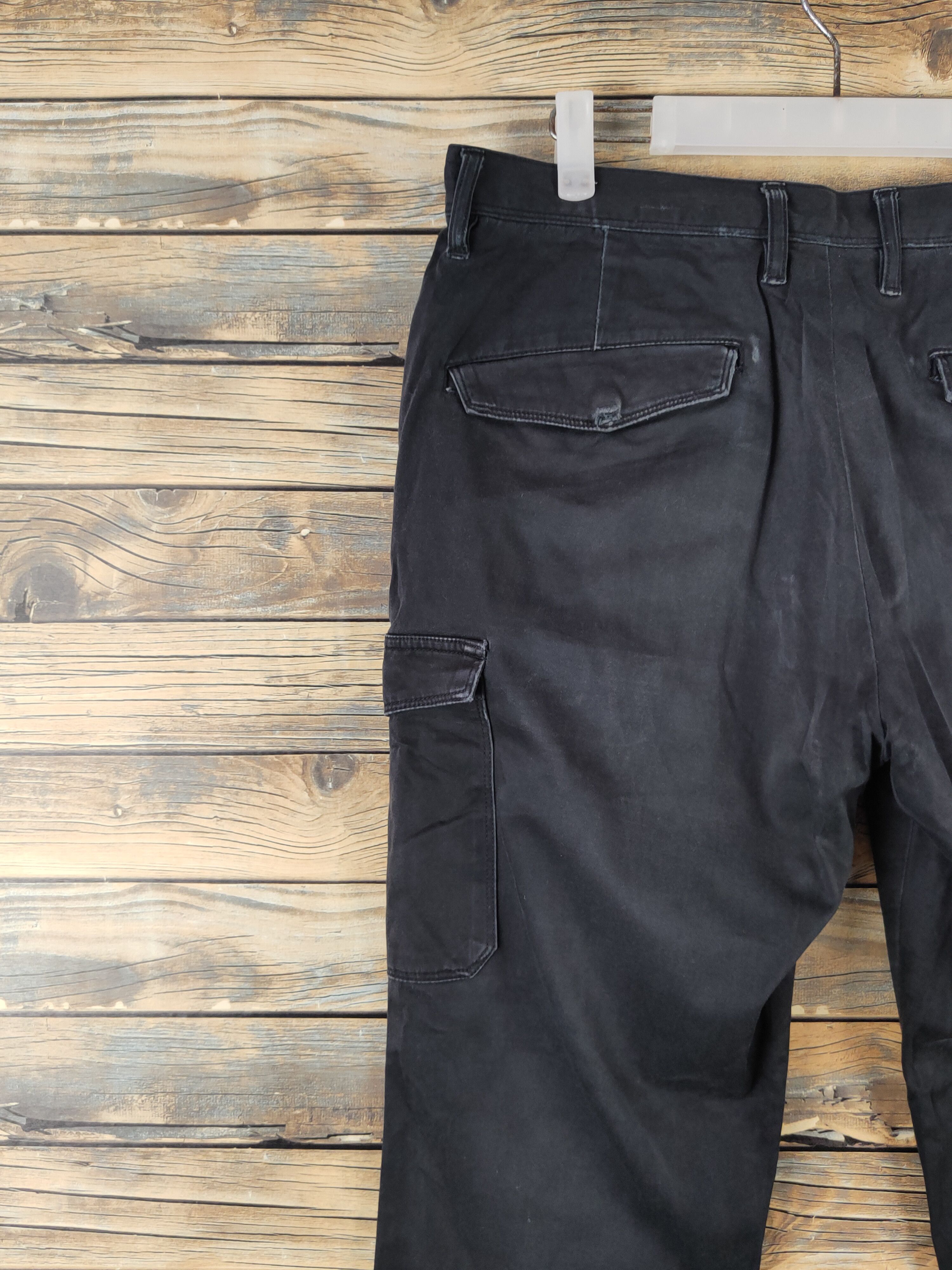 Japanese Brand DL Japanese Brand Black Multipocket Cargo Pants #1947 Size US 34 / EU 50 - 8 Thumbnail