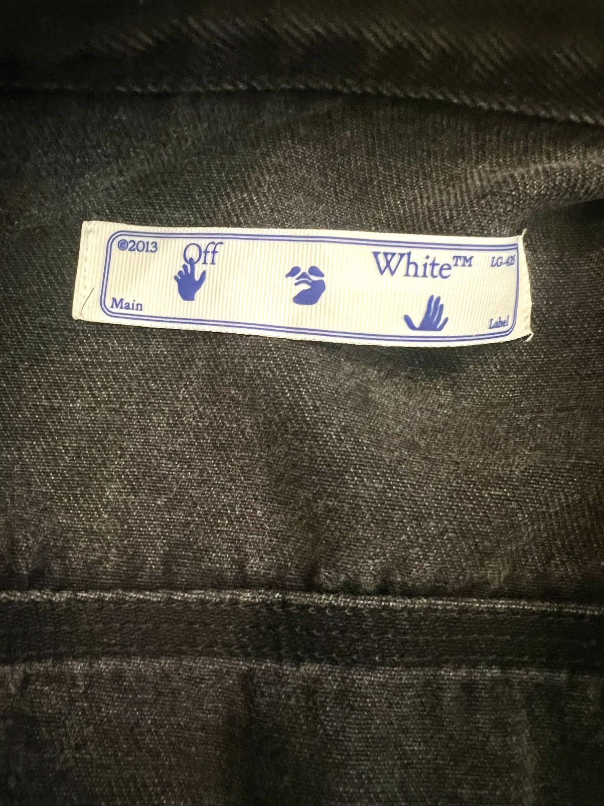 Off-White × Virgil Abloh Virgil era rare black denim jacket Size US L / EU 52-54 / 3 - 20 Thumbnail