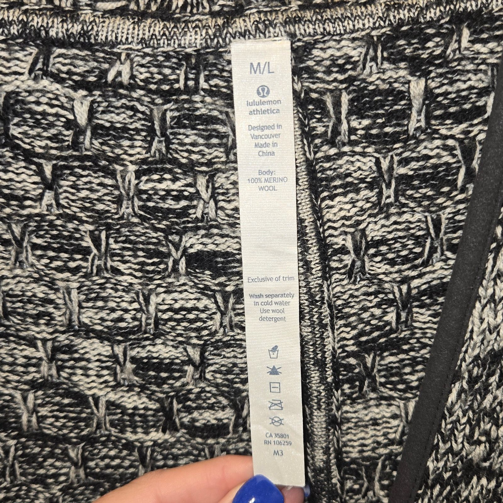 Lululemon Lululemon Cardi All Day Merino wool oversized cardigan M/L Size L / US 10 / IT 46 - 3 Thumbnail