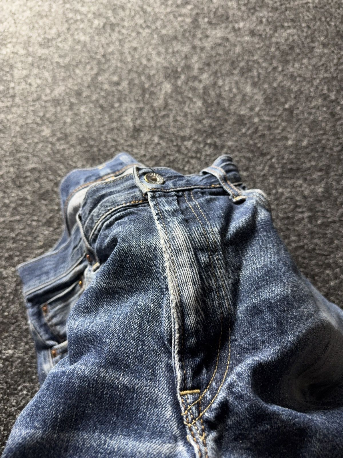 Uniqlo Japanese 00s Y2K UNIQLO Selvedge Regular Fit Jeans Size US 32 / EU 48 - 15 Thumbnail