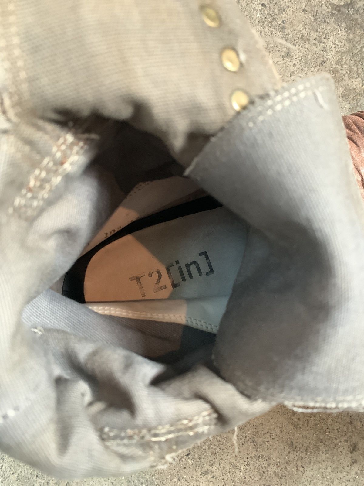 Other Archive* T2[in] Leather Combat / Military boots Size US 10 / EU 43 - 10 Thumbnail